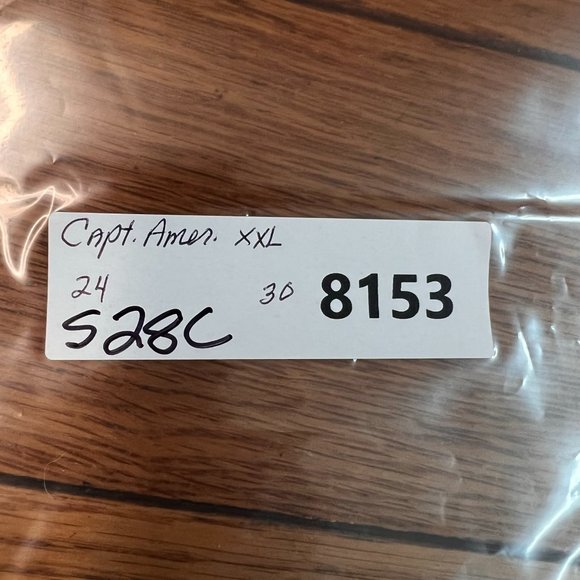 Captain America #41 Basket Ball Jersey Mens Size XXL Blue - Picture 8 of 8